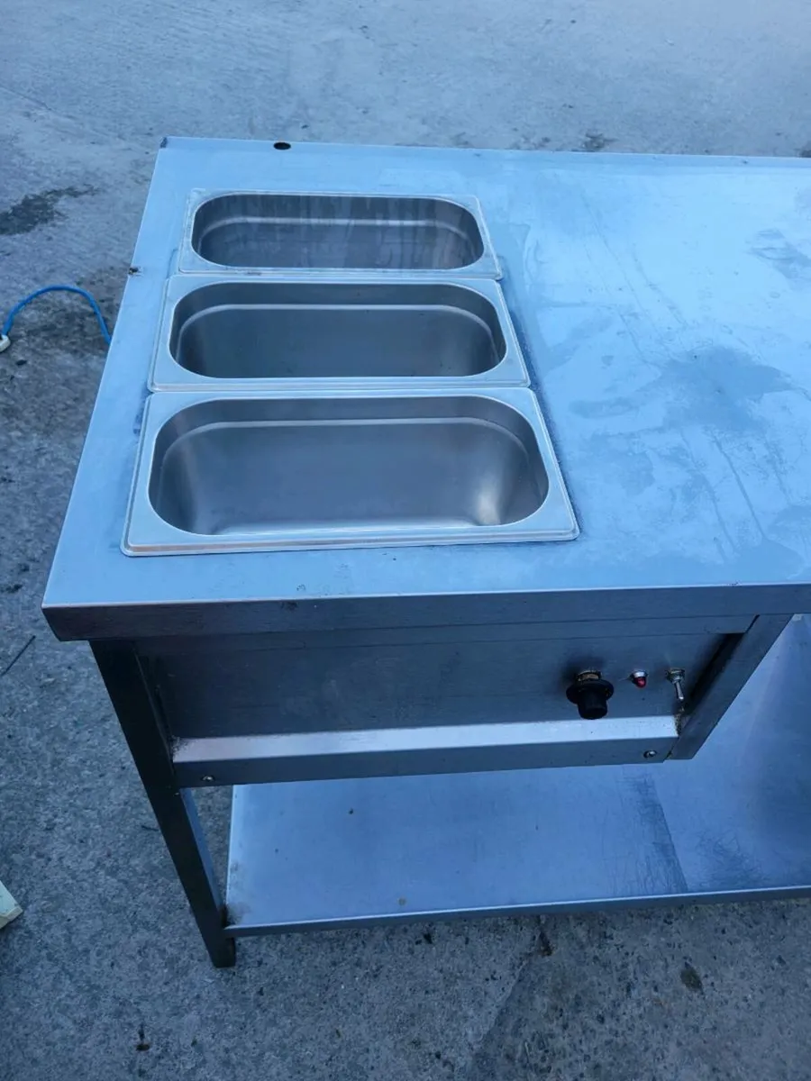 Table Stainless Steel With Bain Marie - Image 4