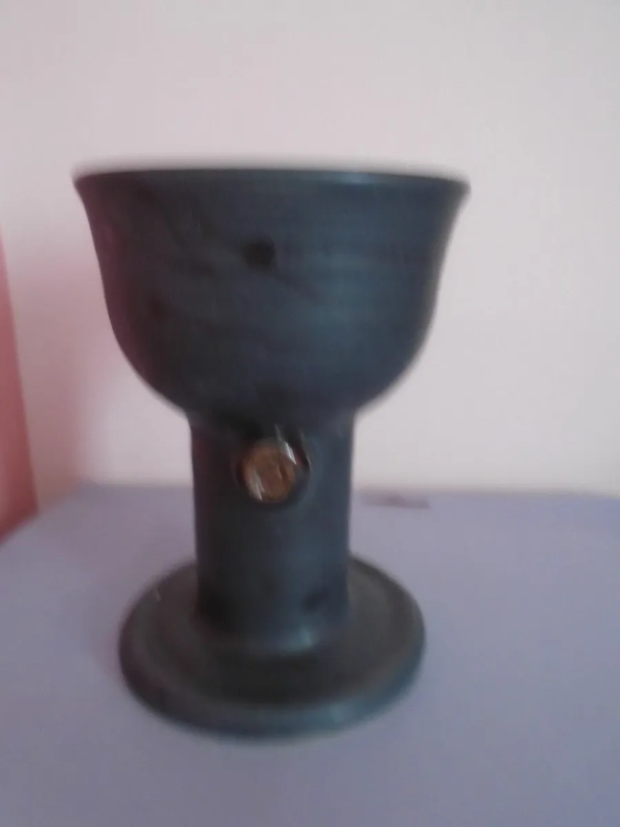Ceramic goblet, Ceramics, Home decor - Image 3