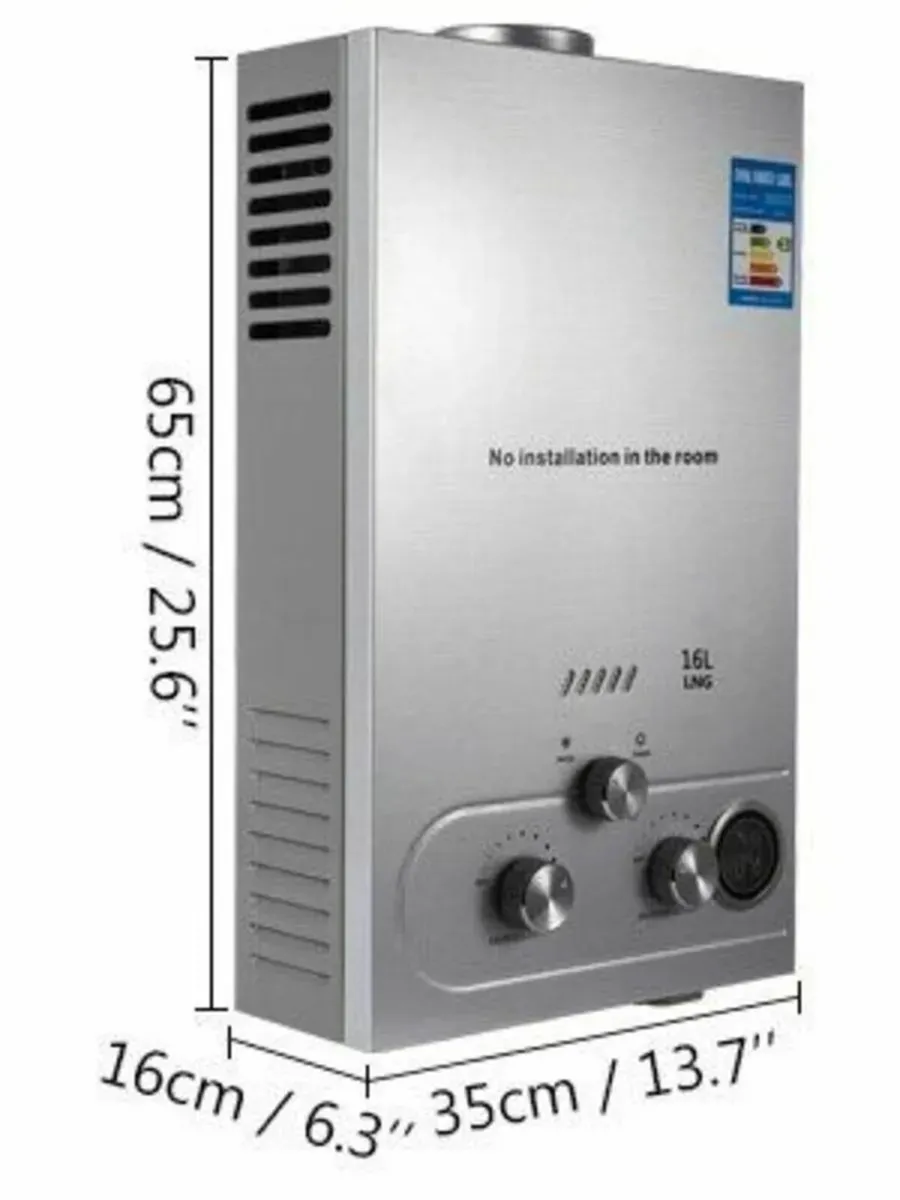 16L Gas Water Heater for Campervan Caravan Use - Image 1
