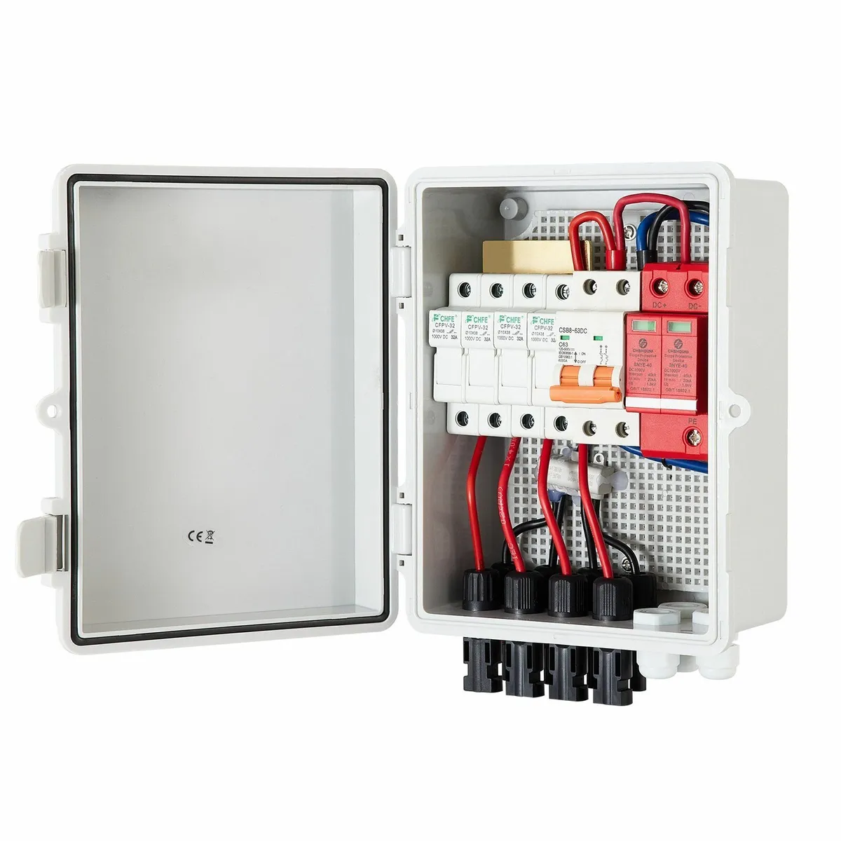 4 String, Solar Combiner Box with 15A Rated Fuse - Image 2
