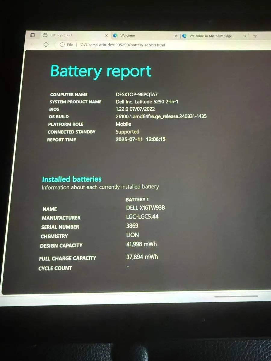 Dell Latitude 5290 2in1 Tablet i5/8GB/256SSD/FHD - Image 2