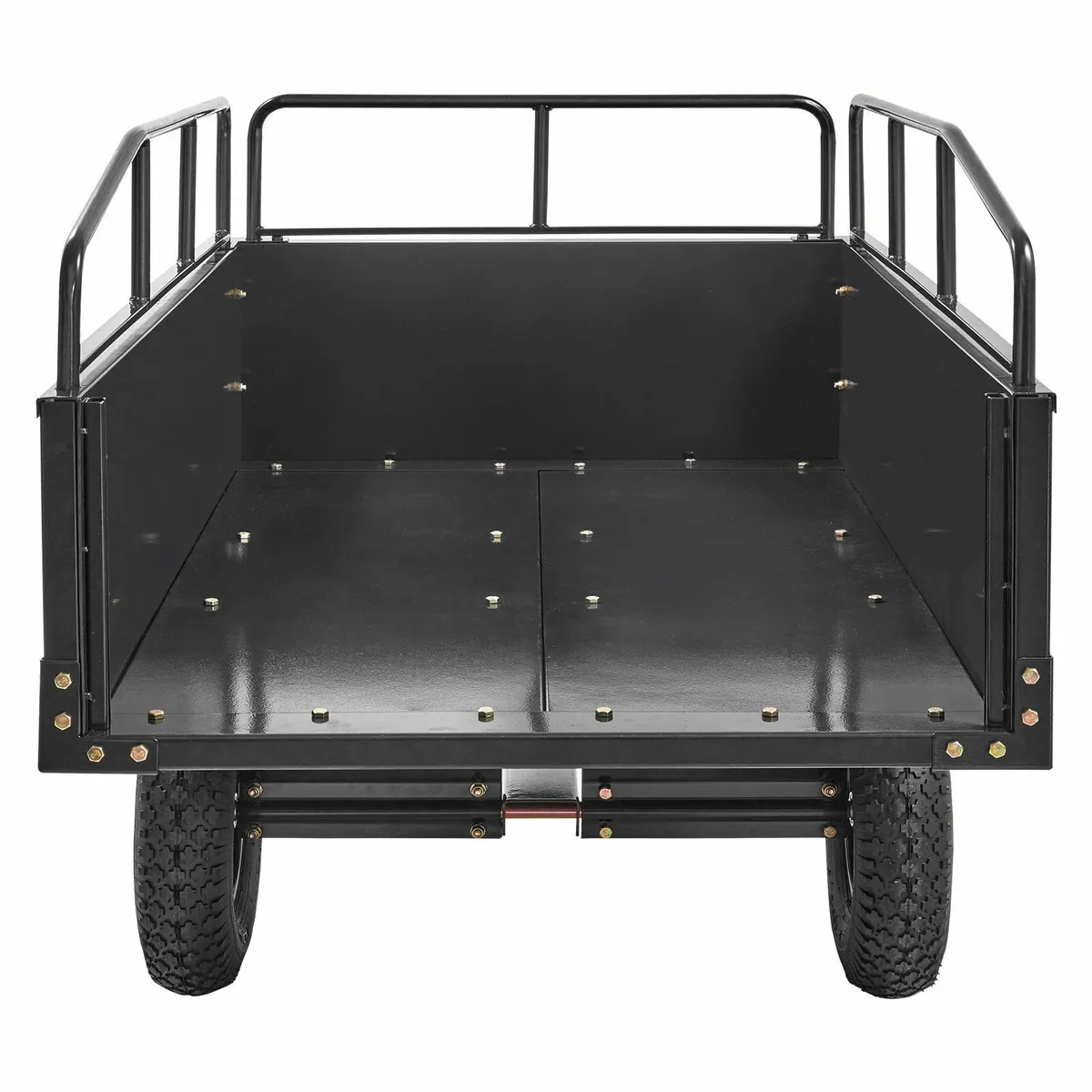 Heavy Duty ATV Trailer Steel Dump Cart, 750-Pound - Image 2