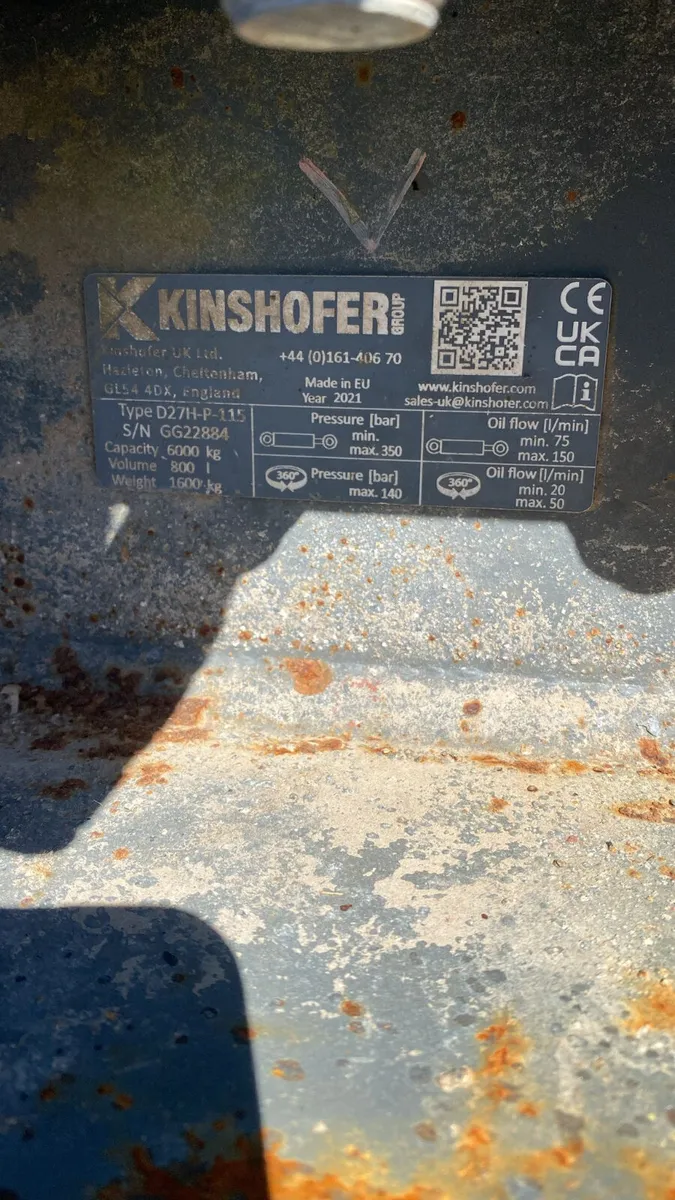 Kinshofer D27 Rotating Selector Grab - Image 2