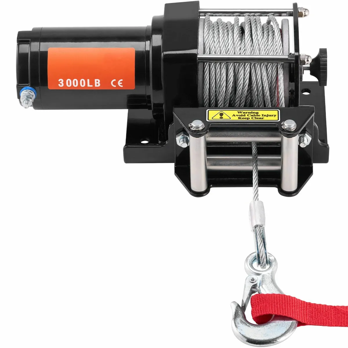 Electric Winch ATV UTV 3000 lb Steel Cable IP55 - Image 2