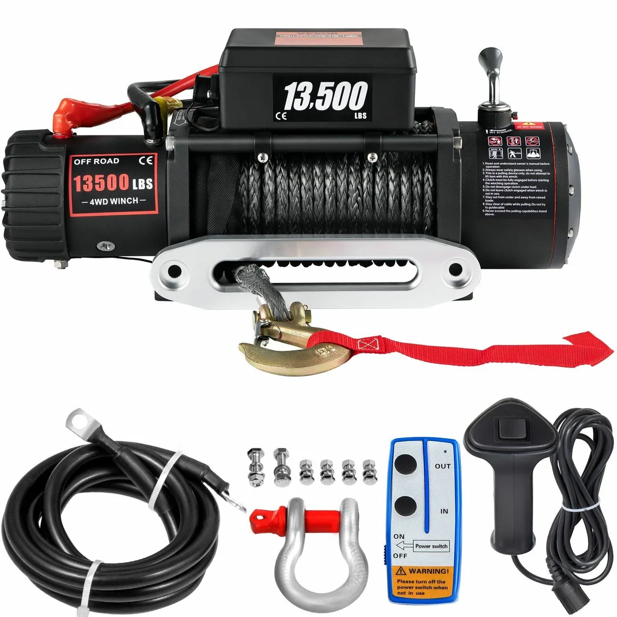 13500 LBS Electric Truck Winch12v Electric Winch - Image 1