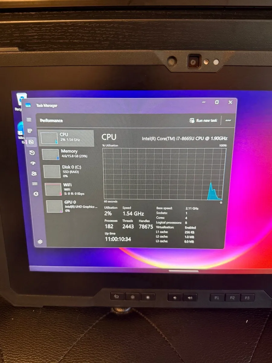 Dell Latitude 7220 Rugged Tablet i7/16GB/512SSD - Image 3