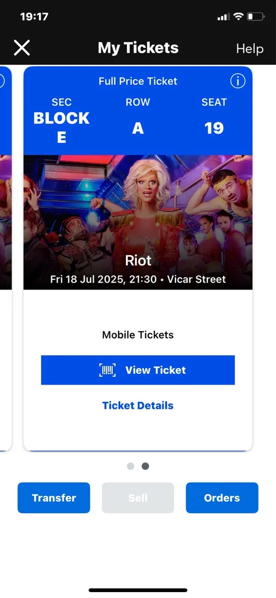 RIOT Tickets - Vicar St - Fri, 18th July - Image 3