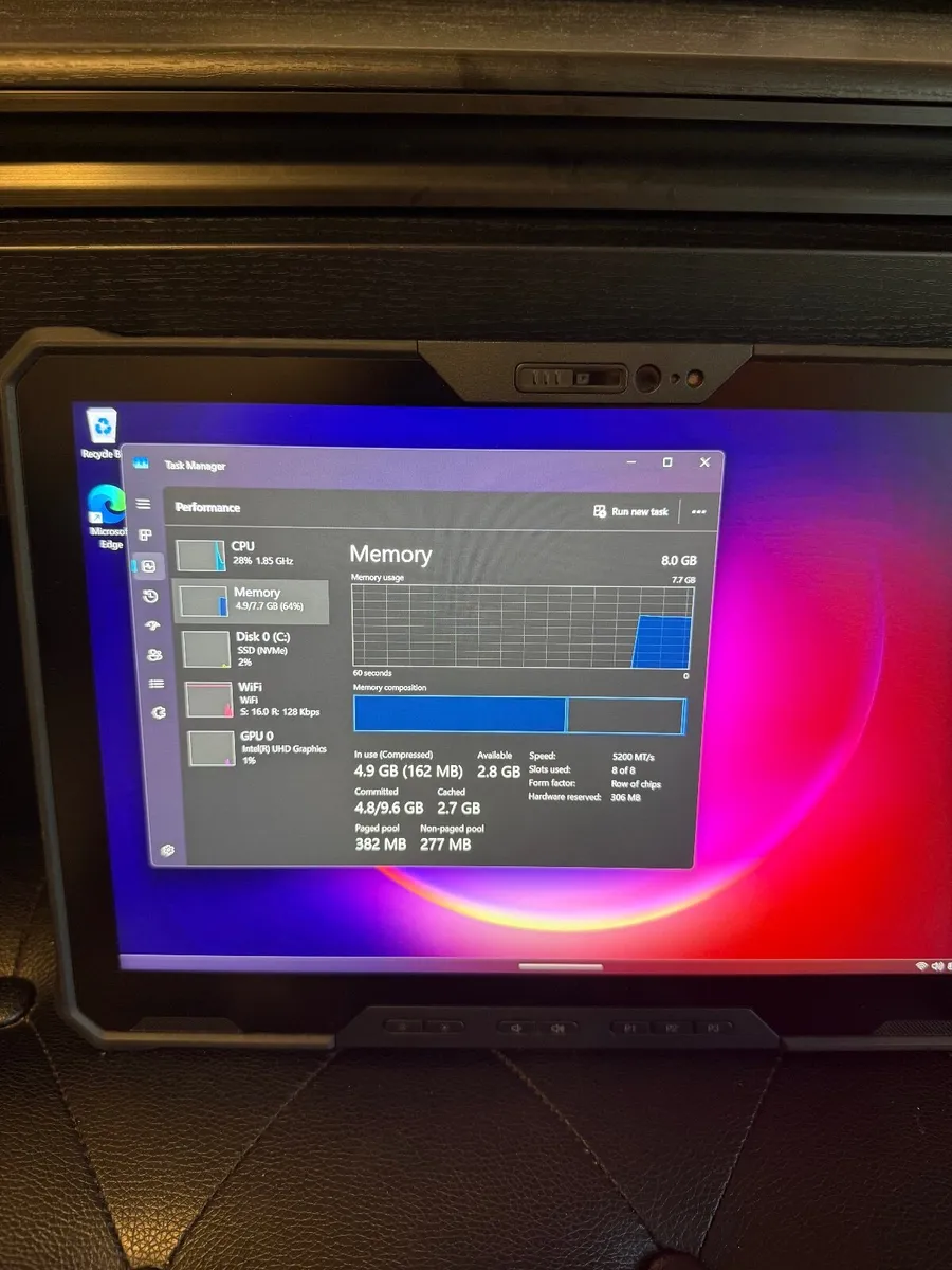 Dell Latitude 7230 Rugged Tablet i3/8GB/256SSD - Image 4