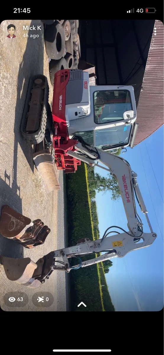 Tb228 Takeuchi digger - Image 2
