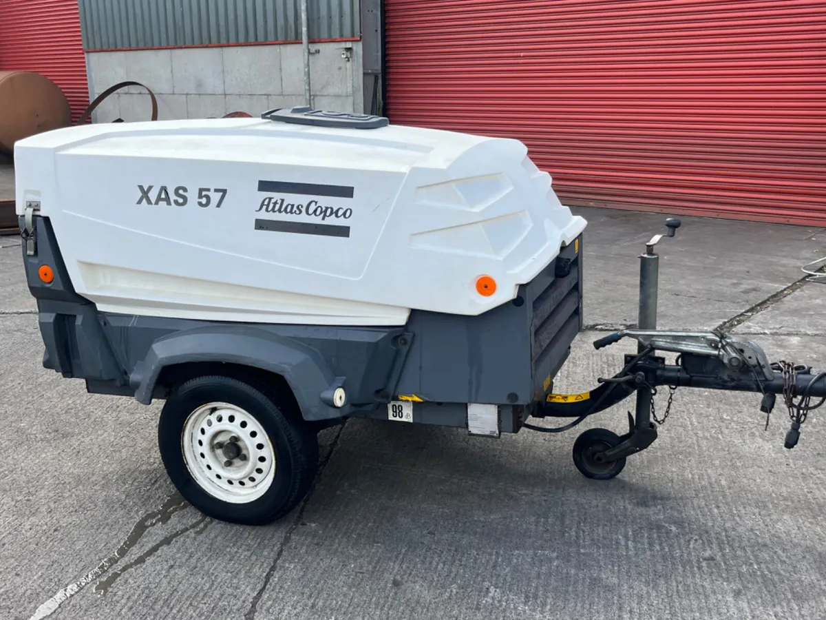 Atlas copco xas57 low hrs no vat - Image 1