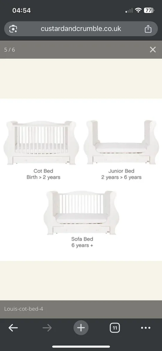 Tutti bambini Louis deluxe nursery set - Image 1