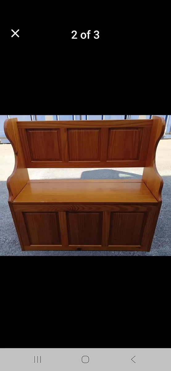 Monks Bench / Storage bench - Image 4