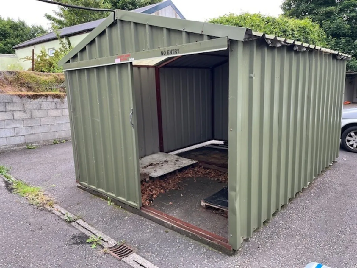 steel shed 13ft x 10ft - Image 3