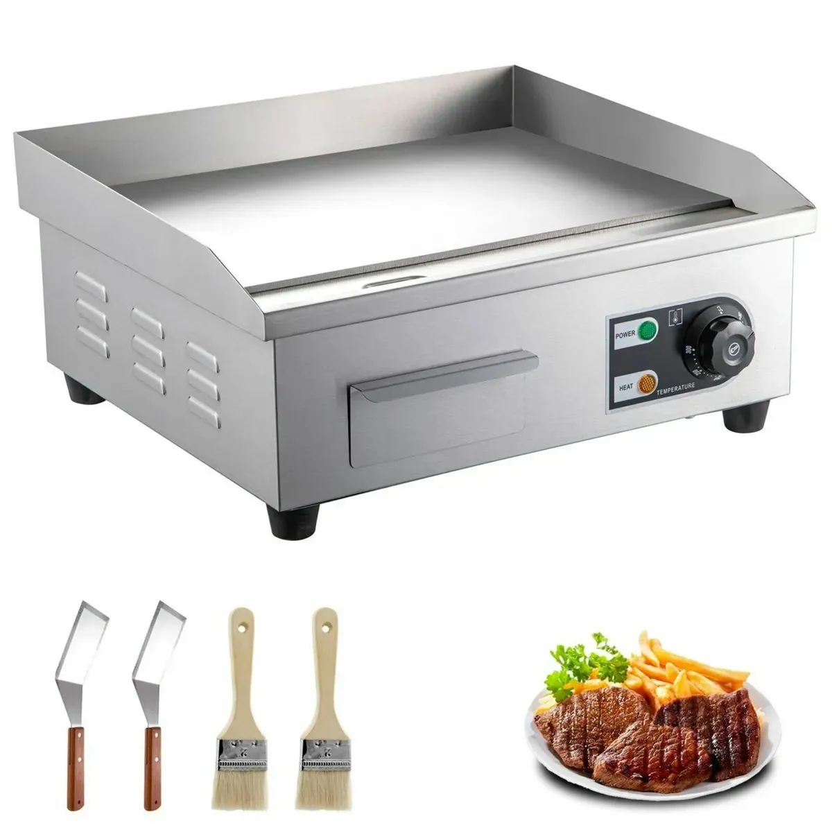 Electric Griddle Hotplate Commercial Flat Grill - Image 4