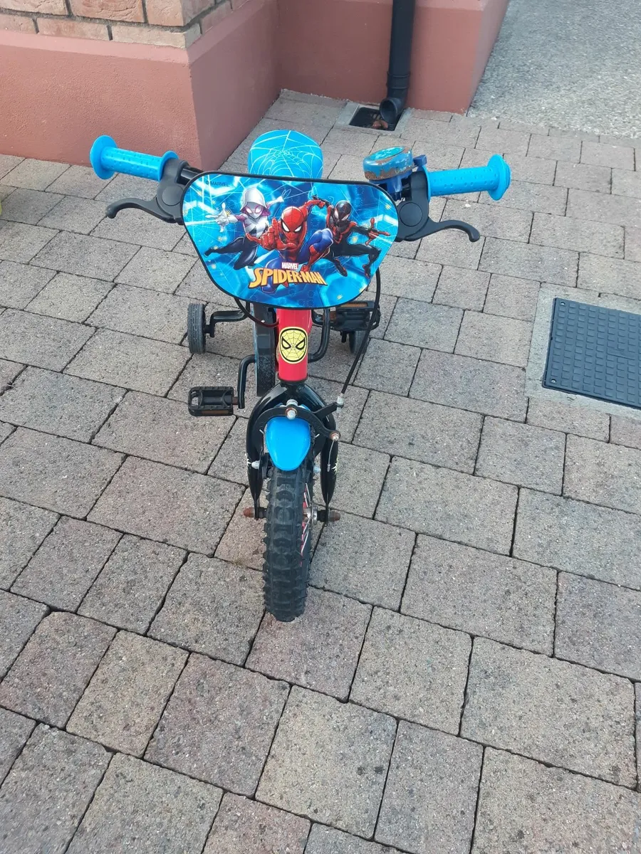 Kids Spiderman Bike, 12 inch - Image 2