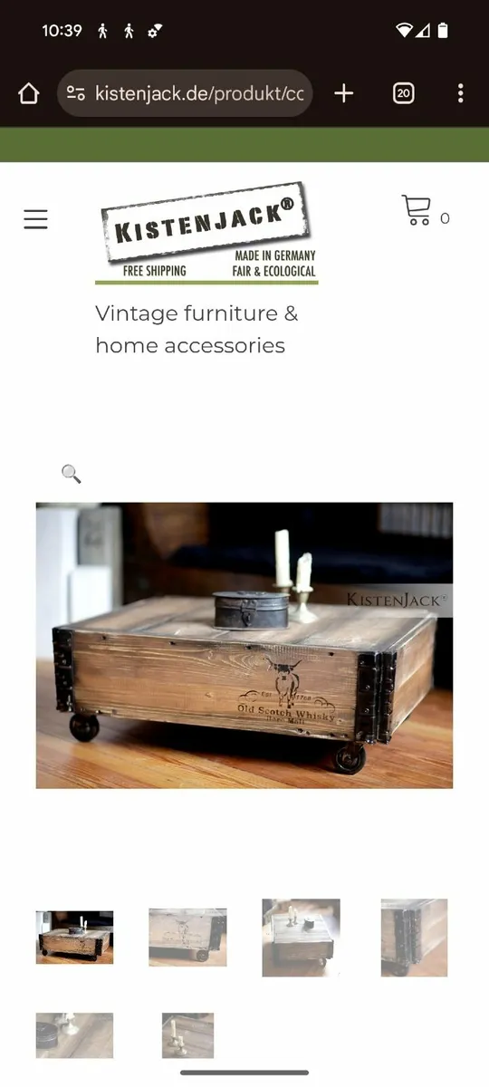 HAND MADE COFFEE TABLE - Image 1
