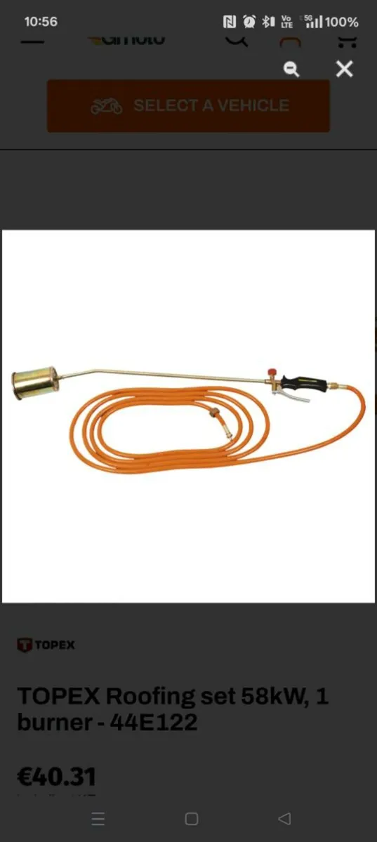 ROOFING SET GAS BURNER - Image 2
