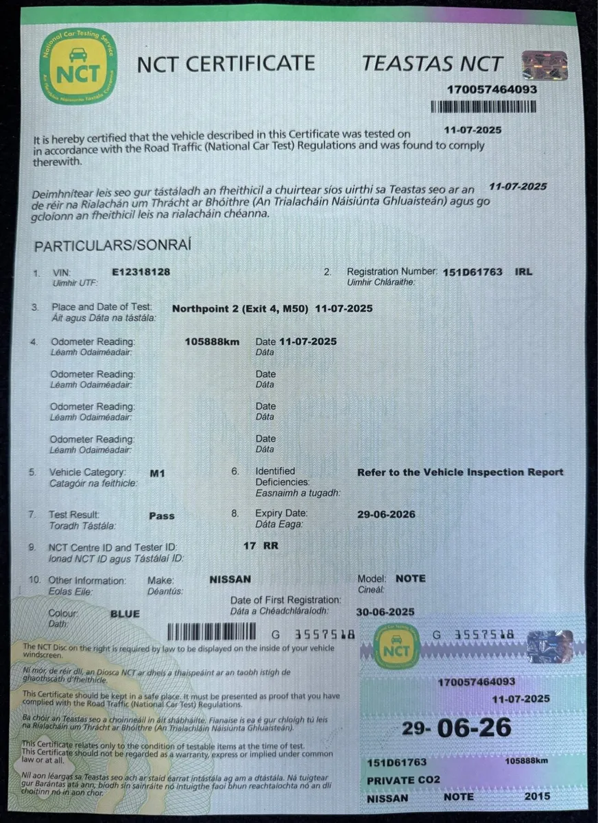2015 NISSAN NOTE. 1 YEAR NCT. AUTO 1.2L - Image 4