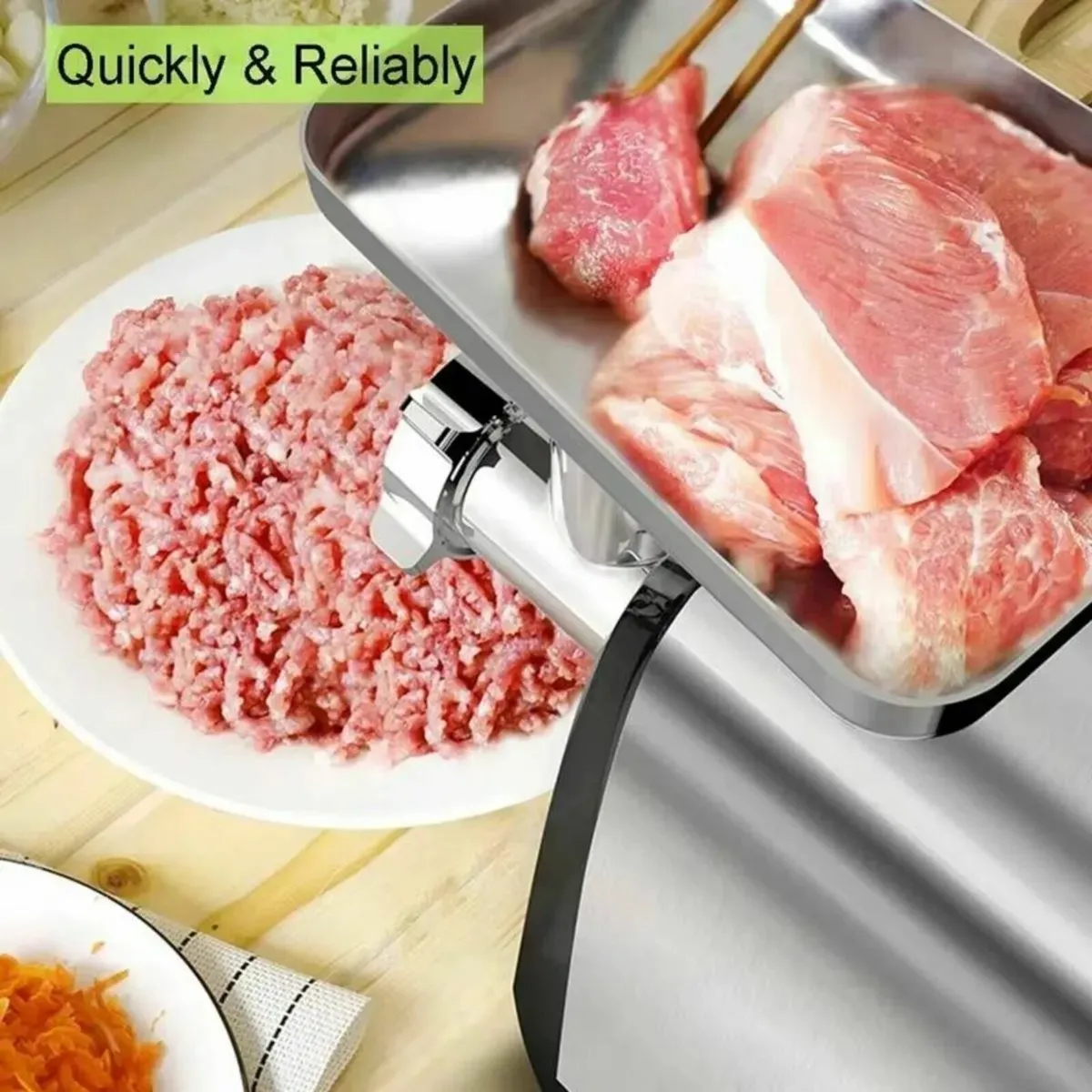 Commercial Meat Mincer Electric Grinder Sausage - Image 2
