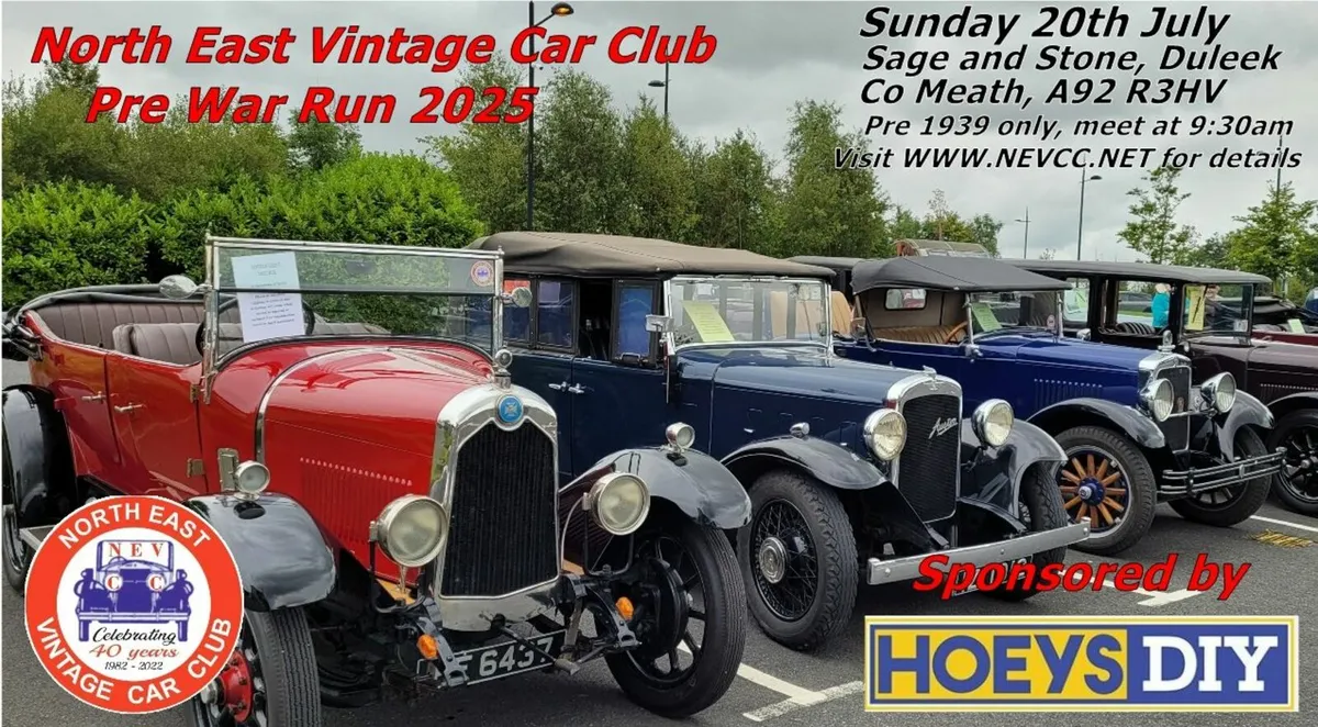 NEVCC Pre War Run, Sunday 20th July, 2025 - Image 1