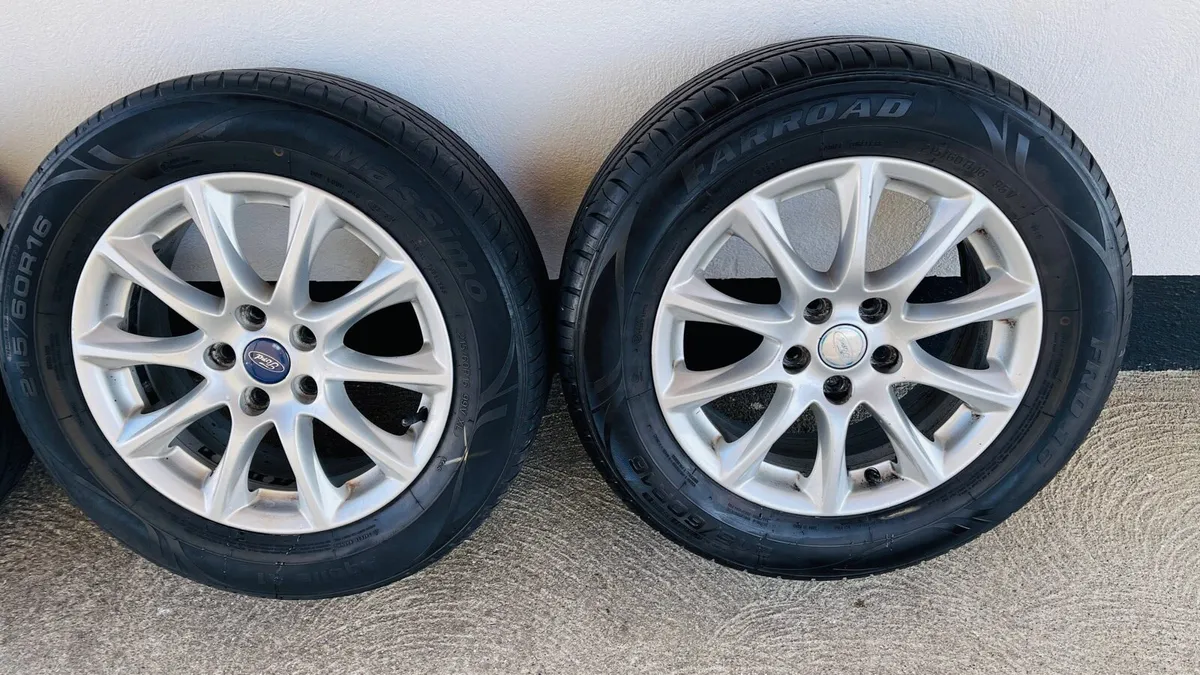 Ford Mondeo 16 inch alloys & Tyres - Image 2