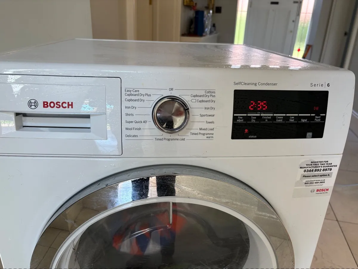Like New Bosch serie 6 Dryer - Image 3