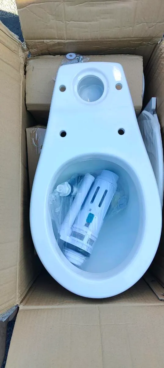 New Toilet in box with Fittings - Image 1