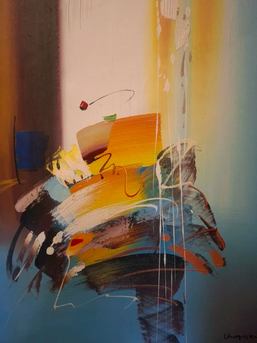 Stunning Abstract painting signed by the artist - Image 3
