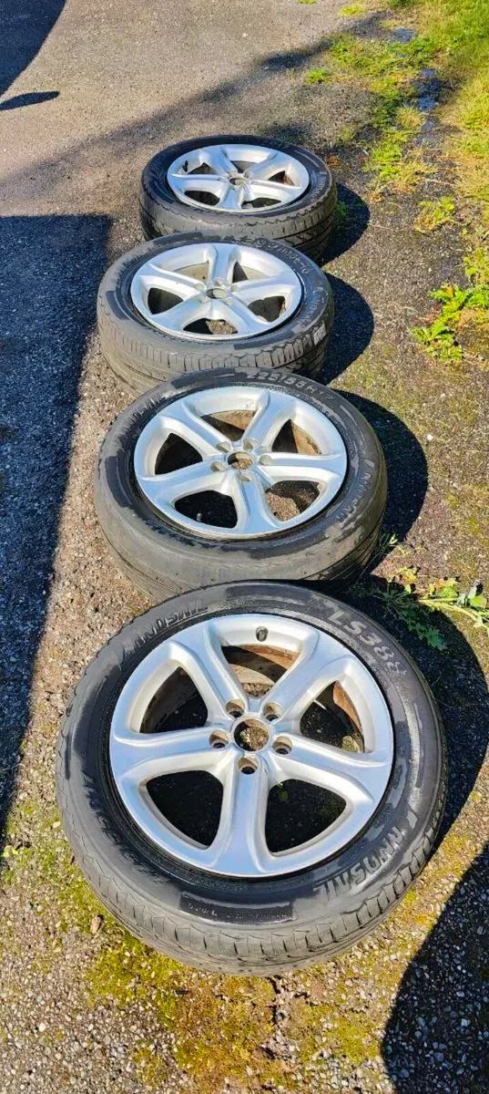 Audi VW Skoda Alloy Wheels with tyres - Image 1