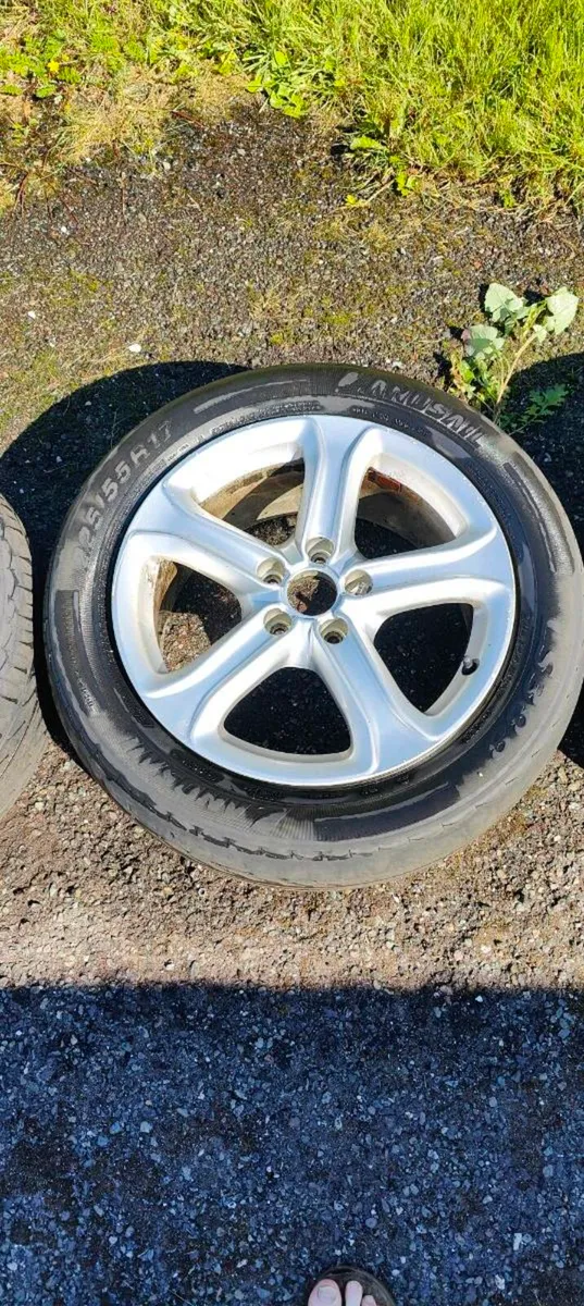 Audi VW Skoda Alloy Wheels with tyres - Image 3
