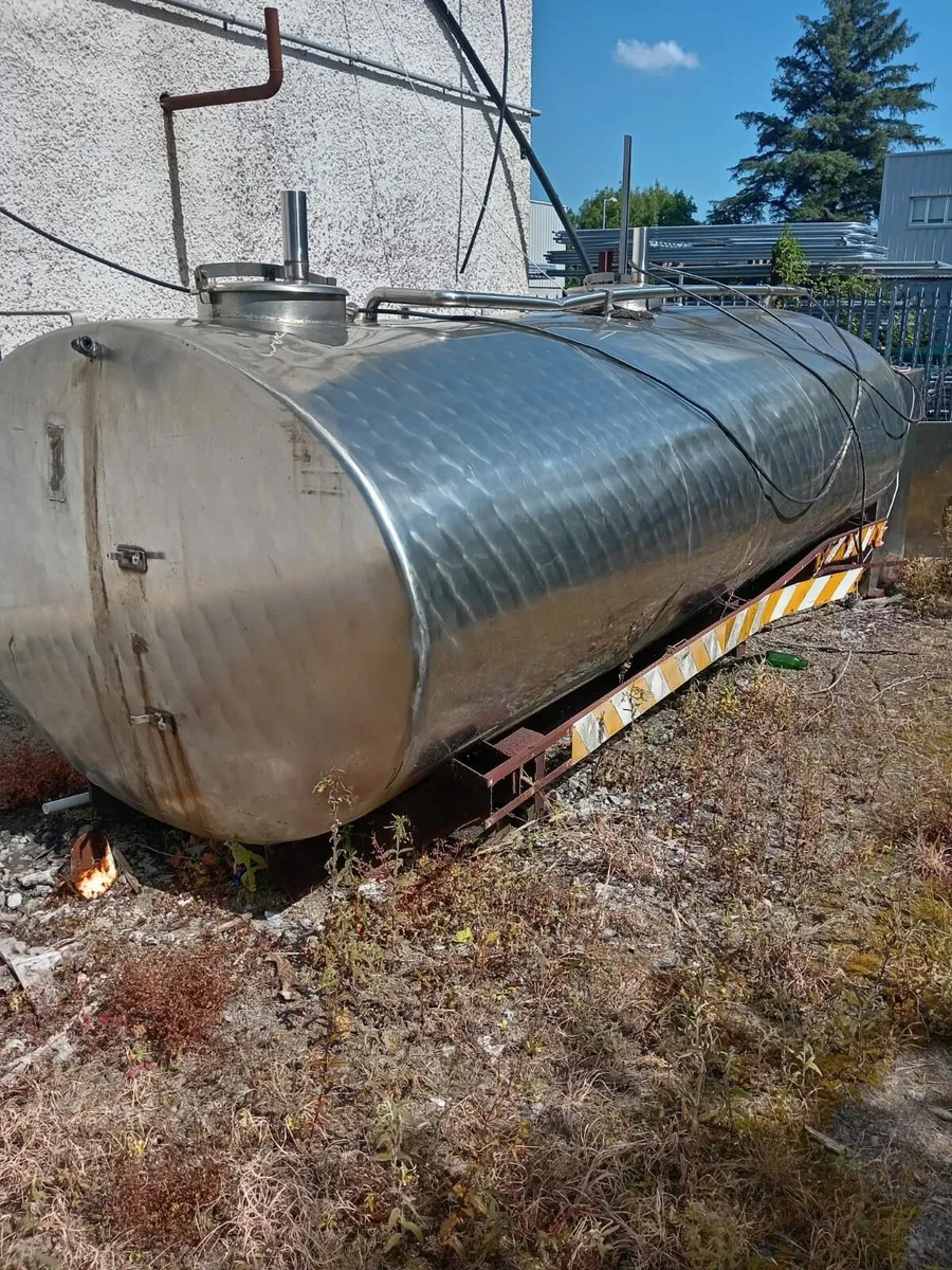 Stainless steel creamery tank - Image 1
