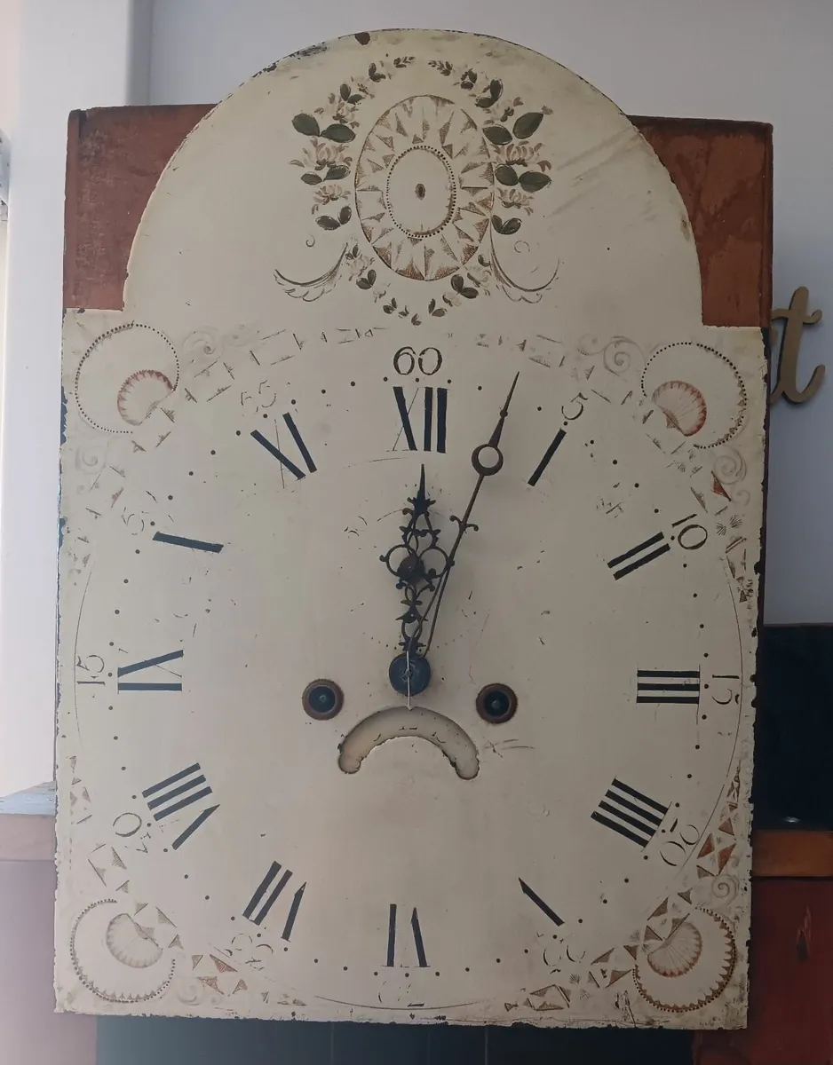 Antique Grandfather Clock - Image 4