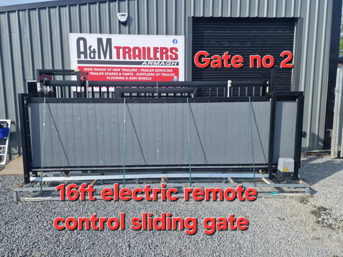 Electric remote control sliding gates - Image 1