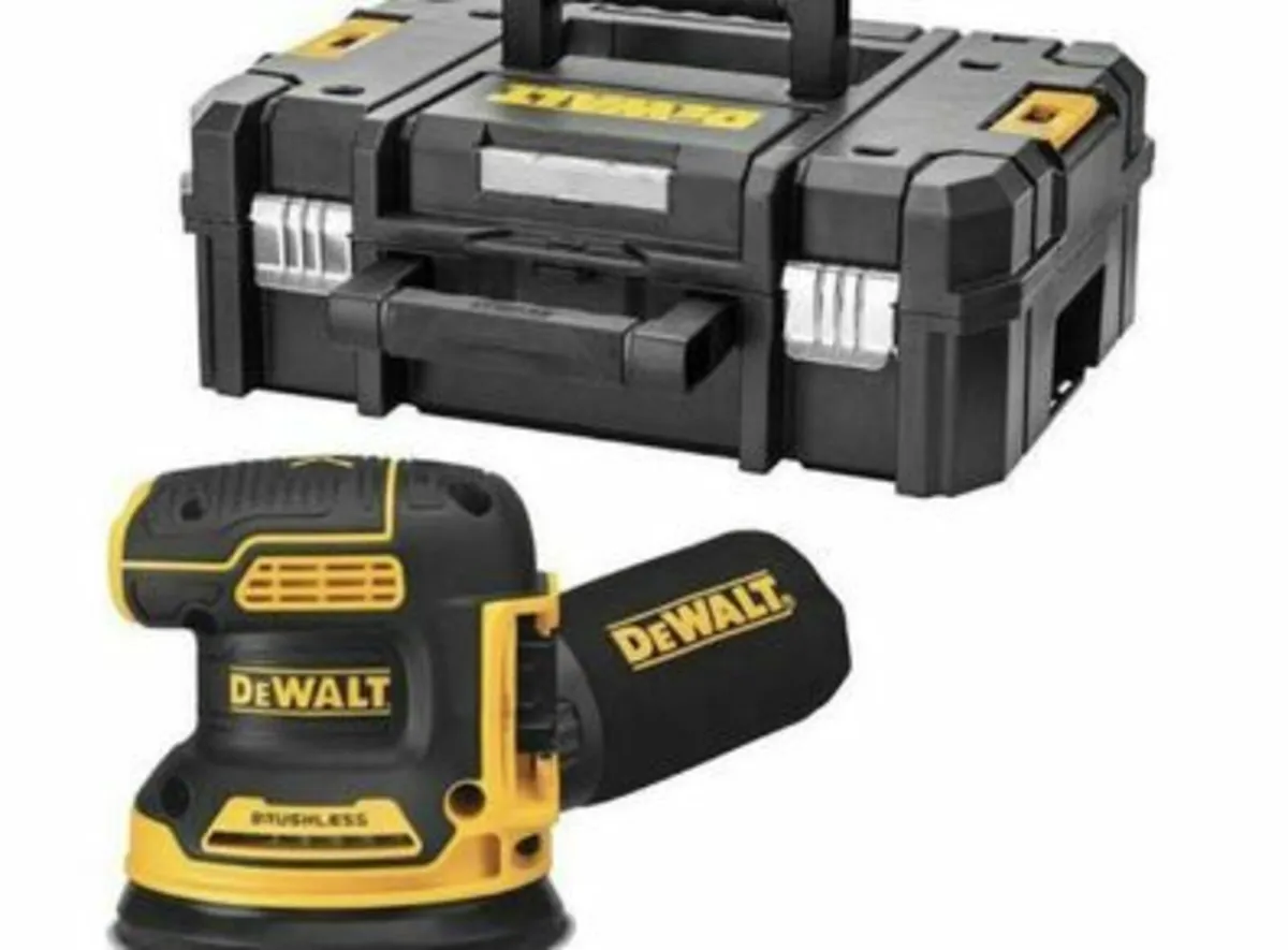 DeWalt DCW210NT 18v 125mm Orbital Sander & TSTAK