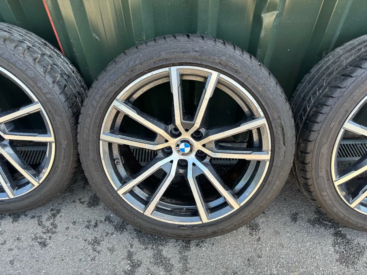 18 INCH BMW 3-5 Series Alloys with good tyres - Image 2