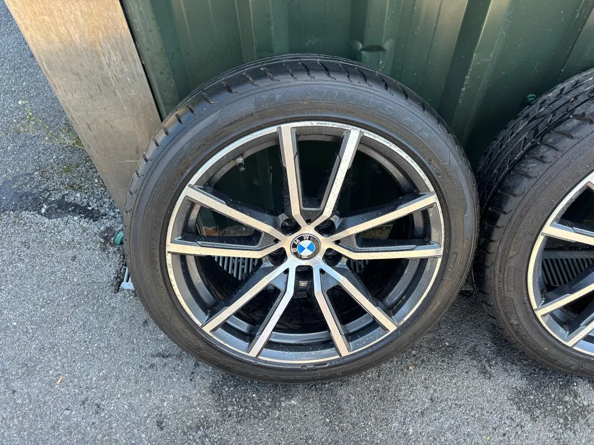18 INCH BMW 3-5 Series Alloys with good tyres - Image 4