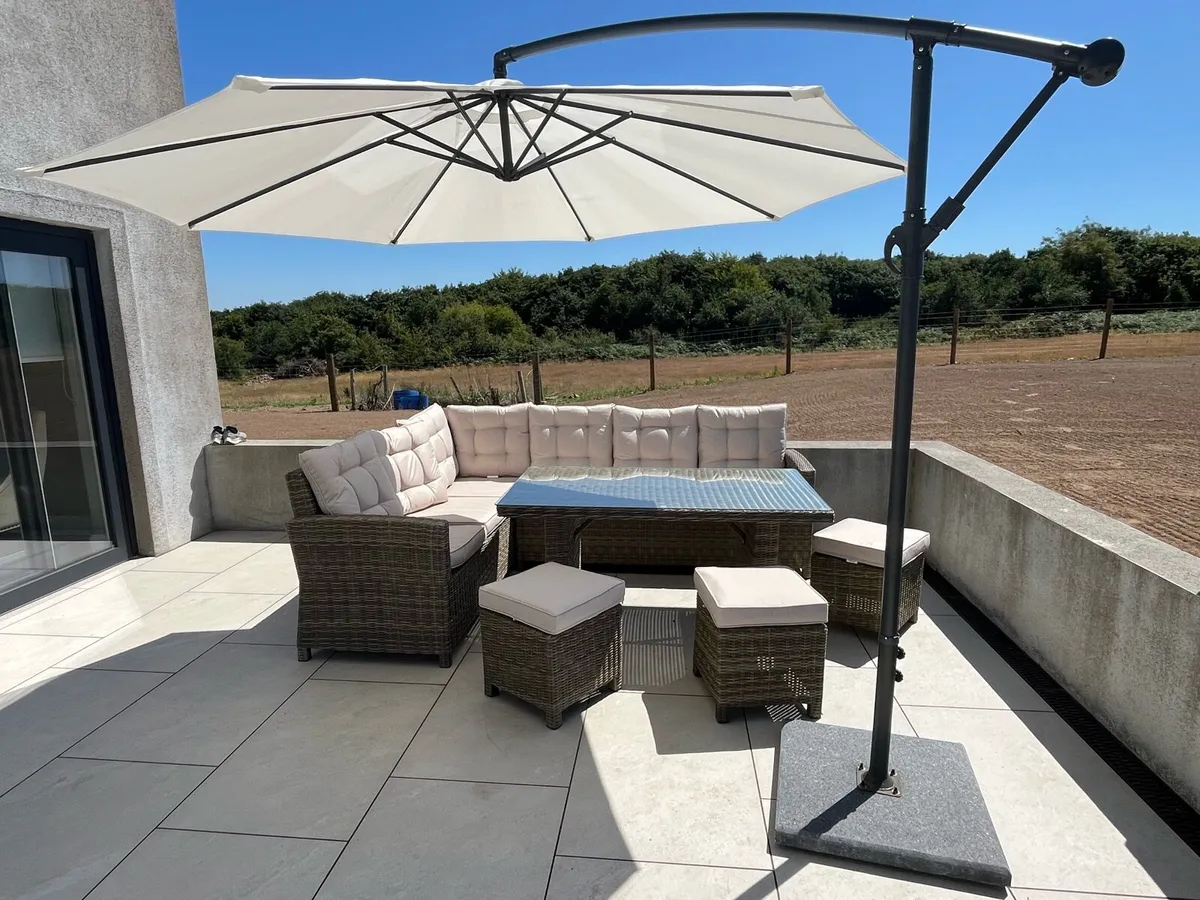 Rath Wood- Outside corner sofa set - Image 2
