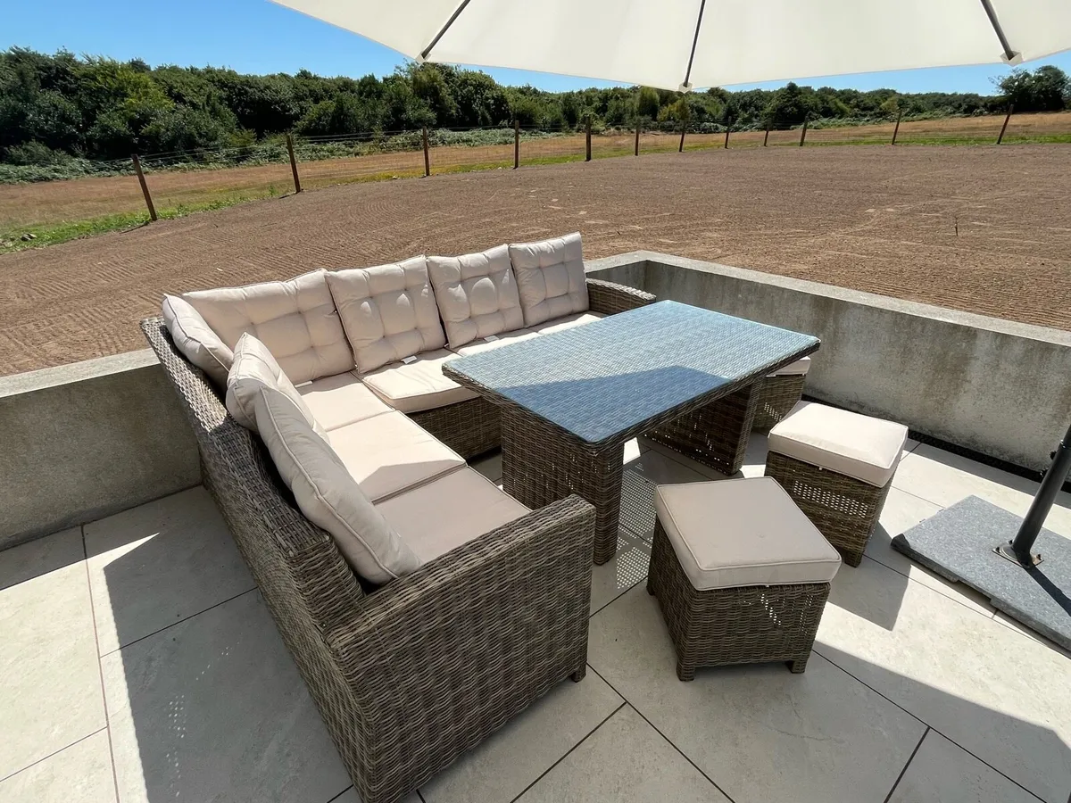 Rath Wood- Outside corner sofa set - Image 1