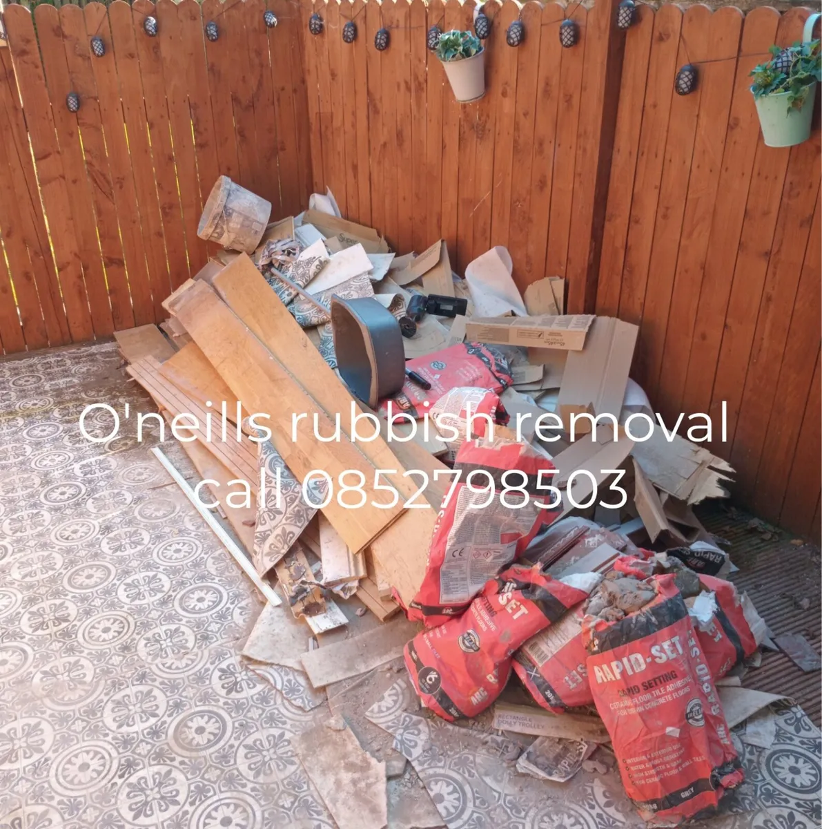 Rubbish removal