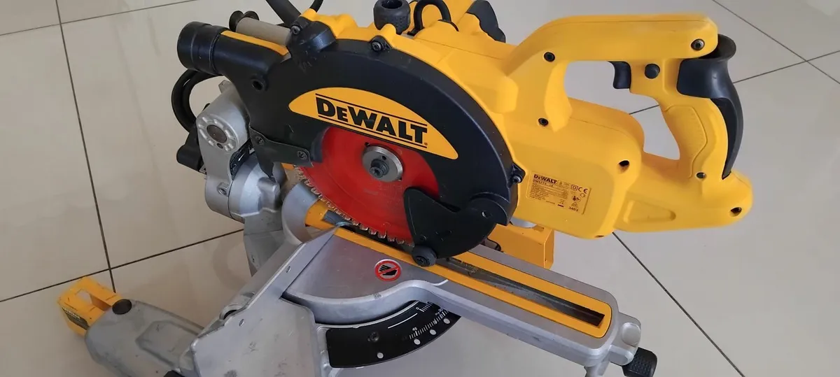 Dewalt DWS774-LX Slide Mitre Saw 110v - Image 1