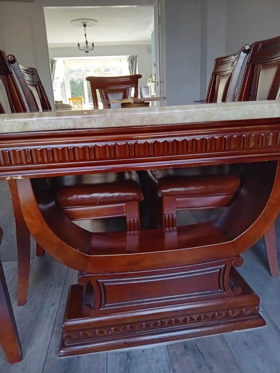 Dining room table & chairs - Image 3