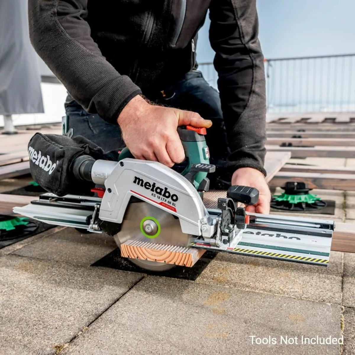18V Cordless Metabo Circular Saw + Battery - Image 2