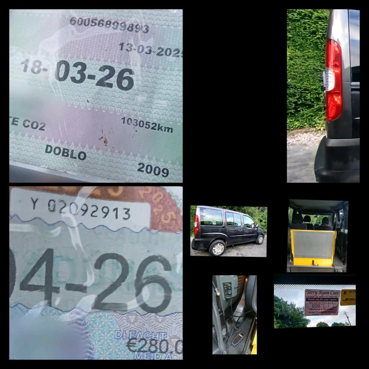 Fiat Doblo 1.3 Diesel Nct Tax 5 26 Wheelchair - Image 2