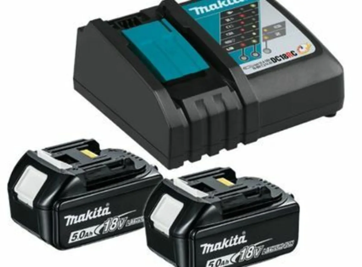 Makita 18v Lxt 5ah Battery & Charger BL1850 DC18RC