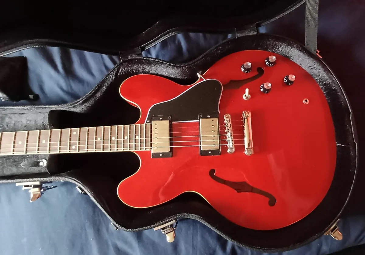 Epiphone Cherry Red ES335 Electric Guitar - Image 3