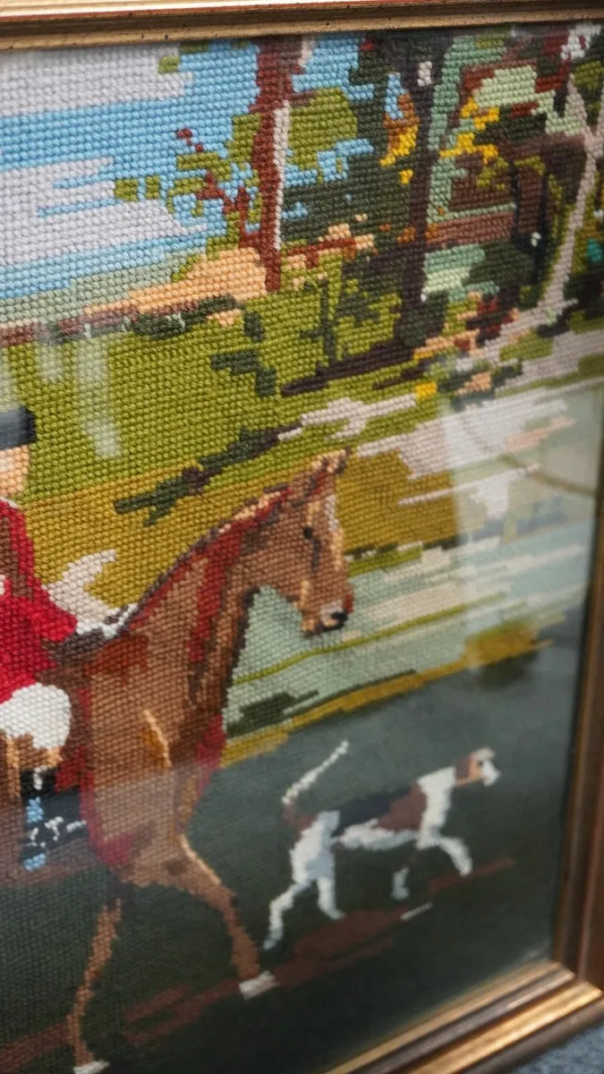 🧵 Vintage Needlepoint Wall Art - Image 3