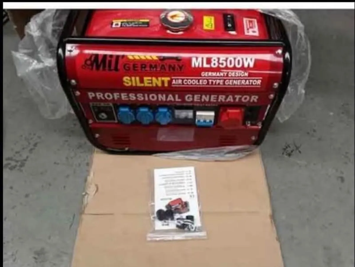 New 8.5 Kva petrol generator free delivery - Image 1