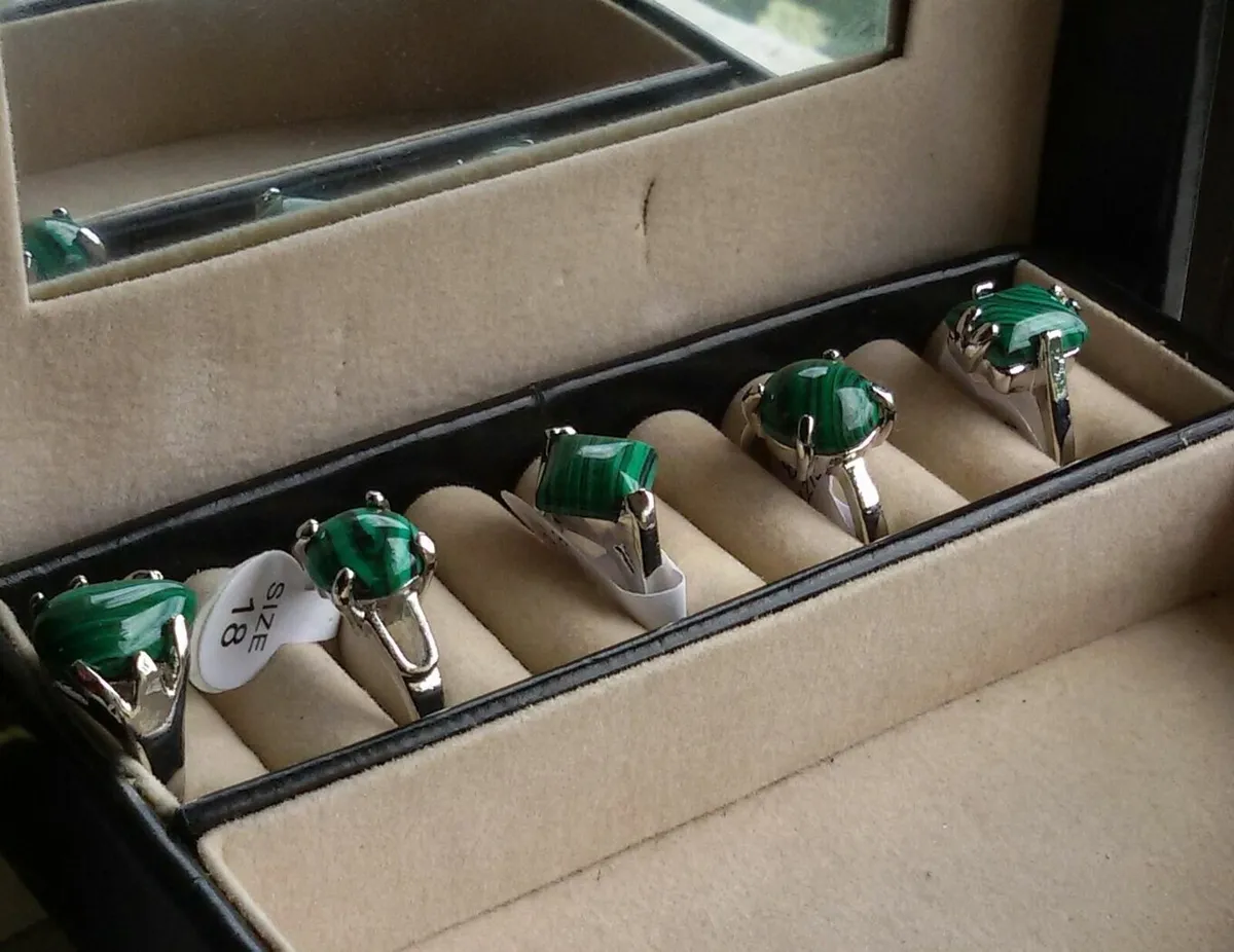 Malachite Rings - Image 2