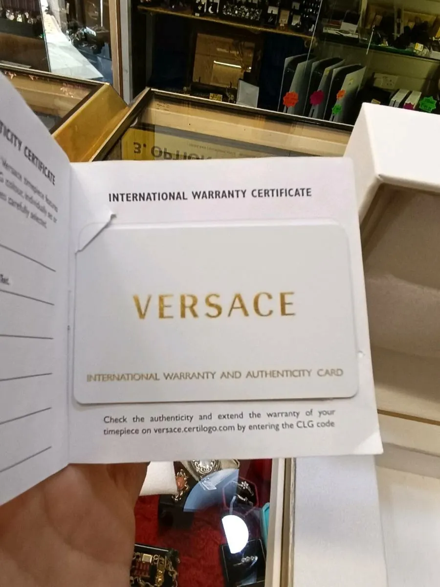 Versace Watch with Box & Documents - Image 4