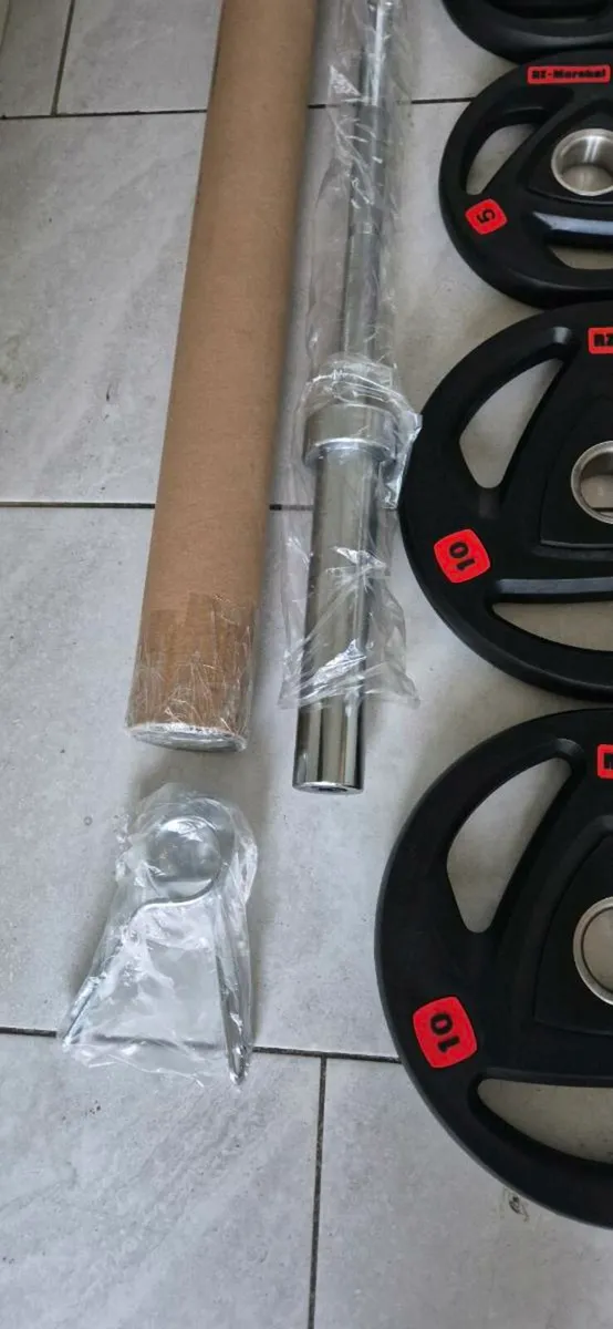 Brand new large Olympic weight lifting set - Image 2